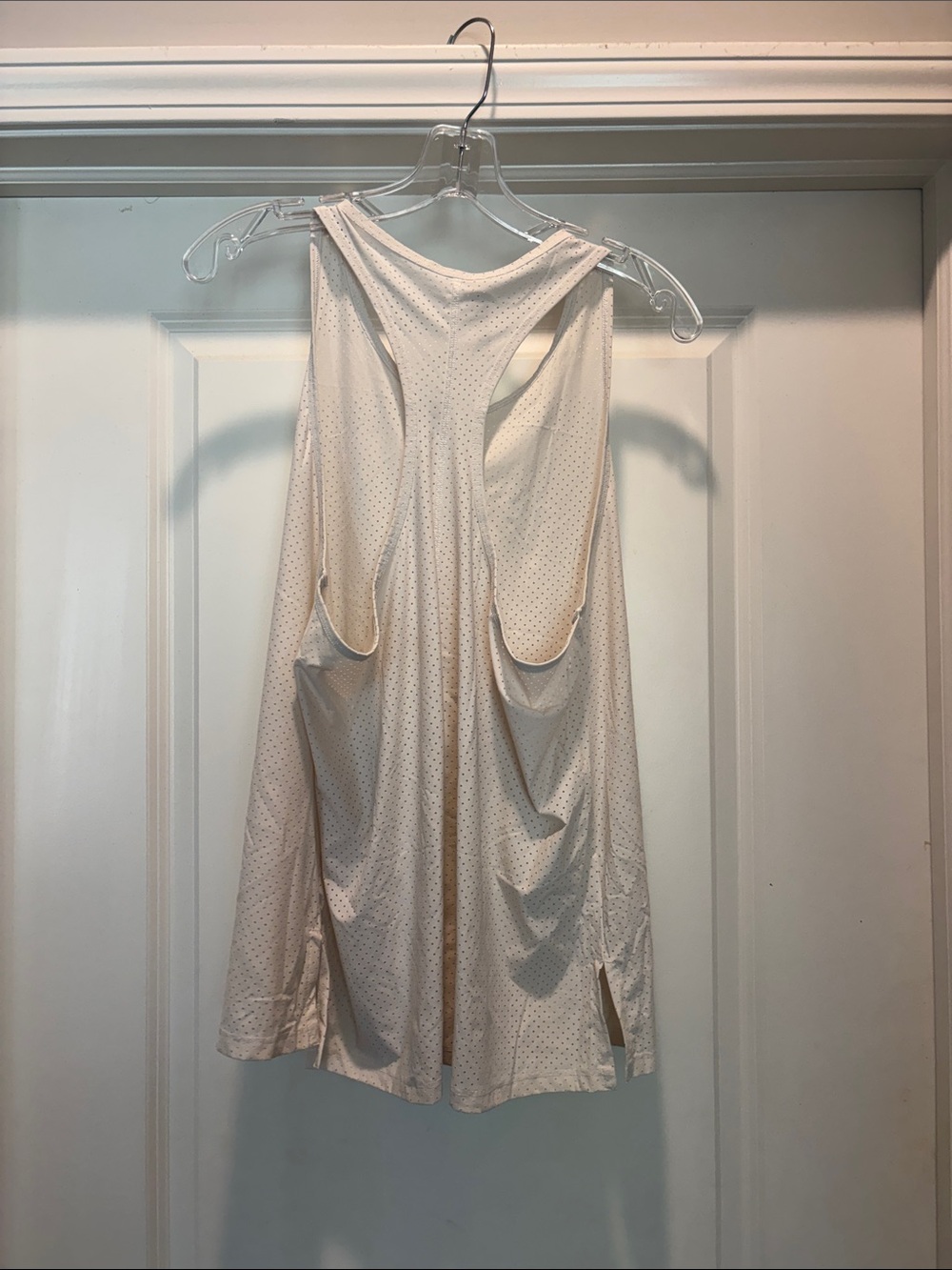 SPANX White Perforated Racerback Shaping Tank - Picture 3 of 3